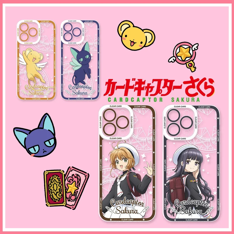 Cute Sakura Girl Anime Case For Samsung Galaxy S25 Ultra S23 S22 S21 S24 Plus FE A56 A36 A26 5G A16 A06 4G Note 20 Back Cover