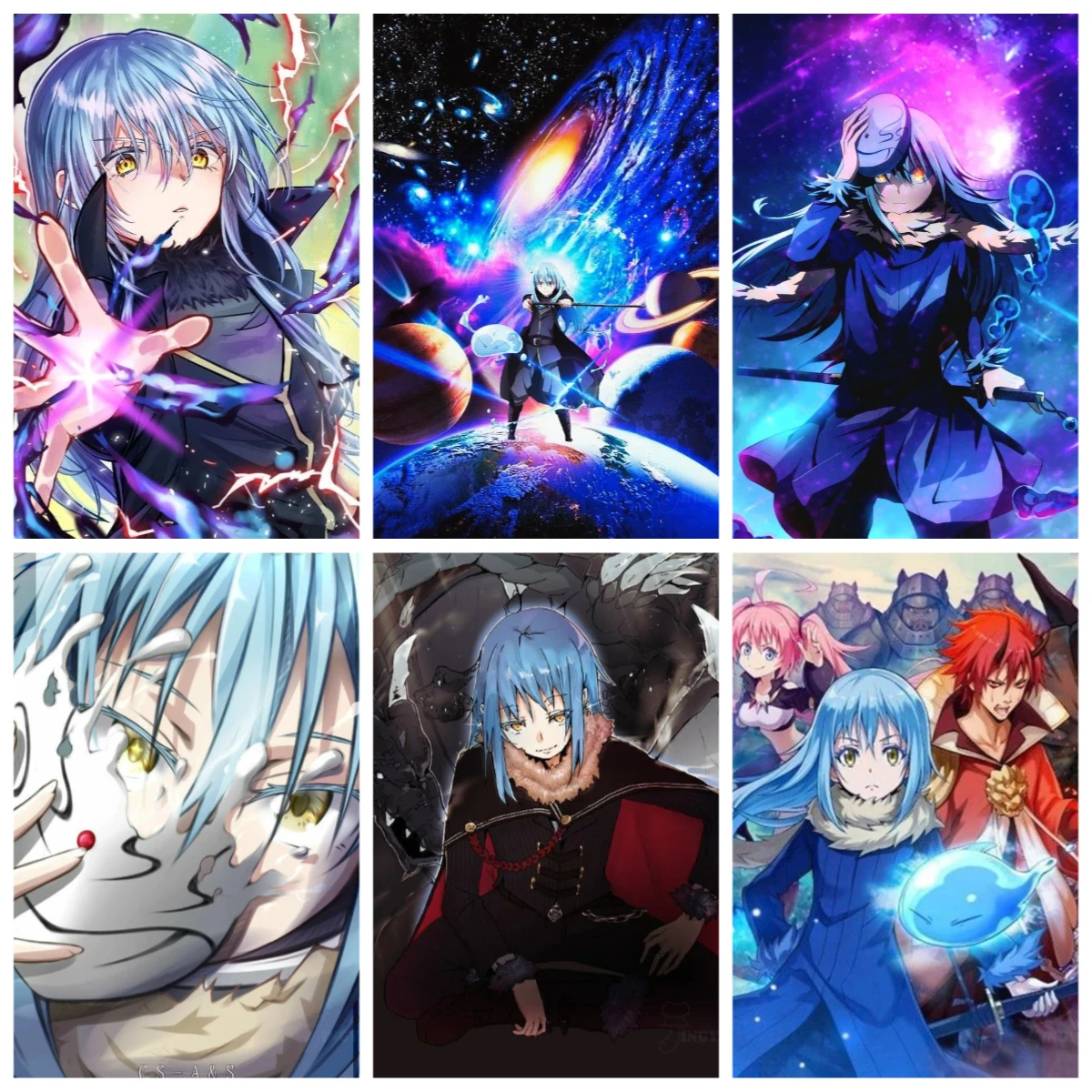 500/1000pcs Adult Jigsaw Puzzles That Time I Got Reincarnated Suitable for Adults & Families -Challenging Large Pieces, Portable
