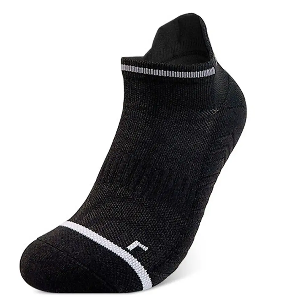 Unisex Striped Cotton Mid-calf Warm Socks Sweat-absorbent Running Socks Sports Men Socks Anti-friction Basketball Socks E9F1