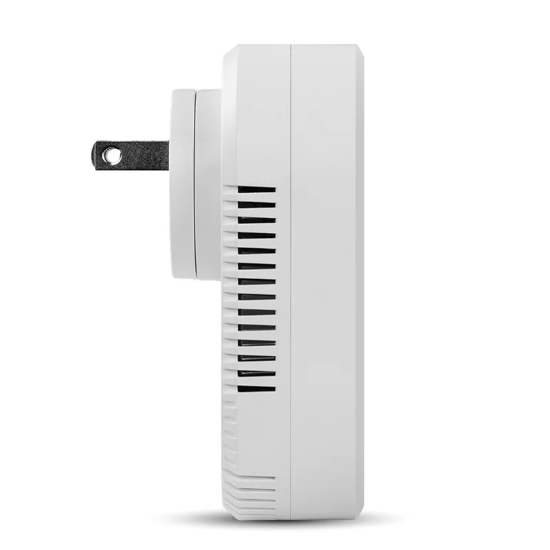 ABZV-Gas And Carbon Monoxide Detector Combination, Plug In CO Detector Including Temperature Humidity Detection Functionality
