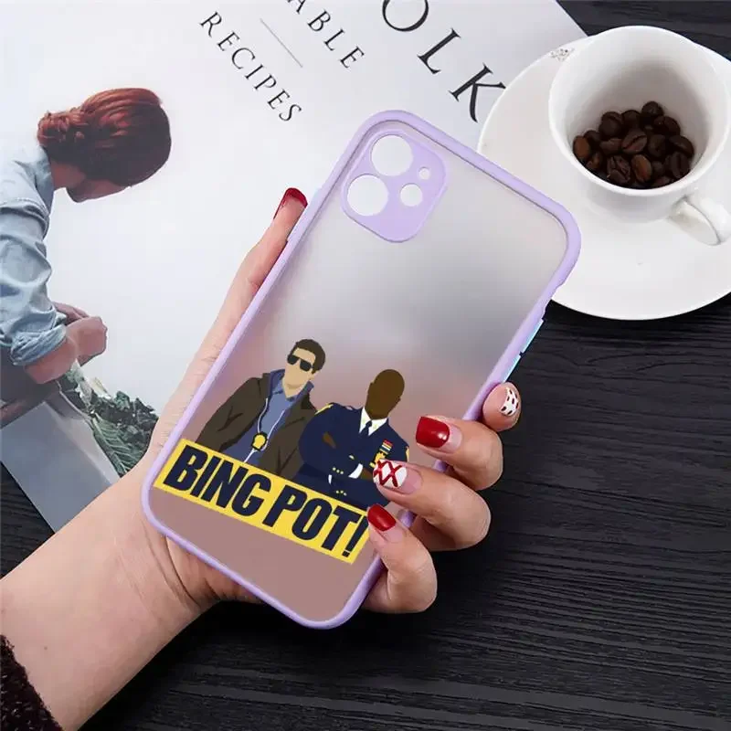 Fashion Brooklyn Nine Nine 99 Phone Case for IPhone 12 11 13 14 15 Pro XR XS MAX SE2 7 8Plus X Hard Matte Transparent Back Cover