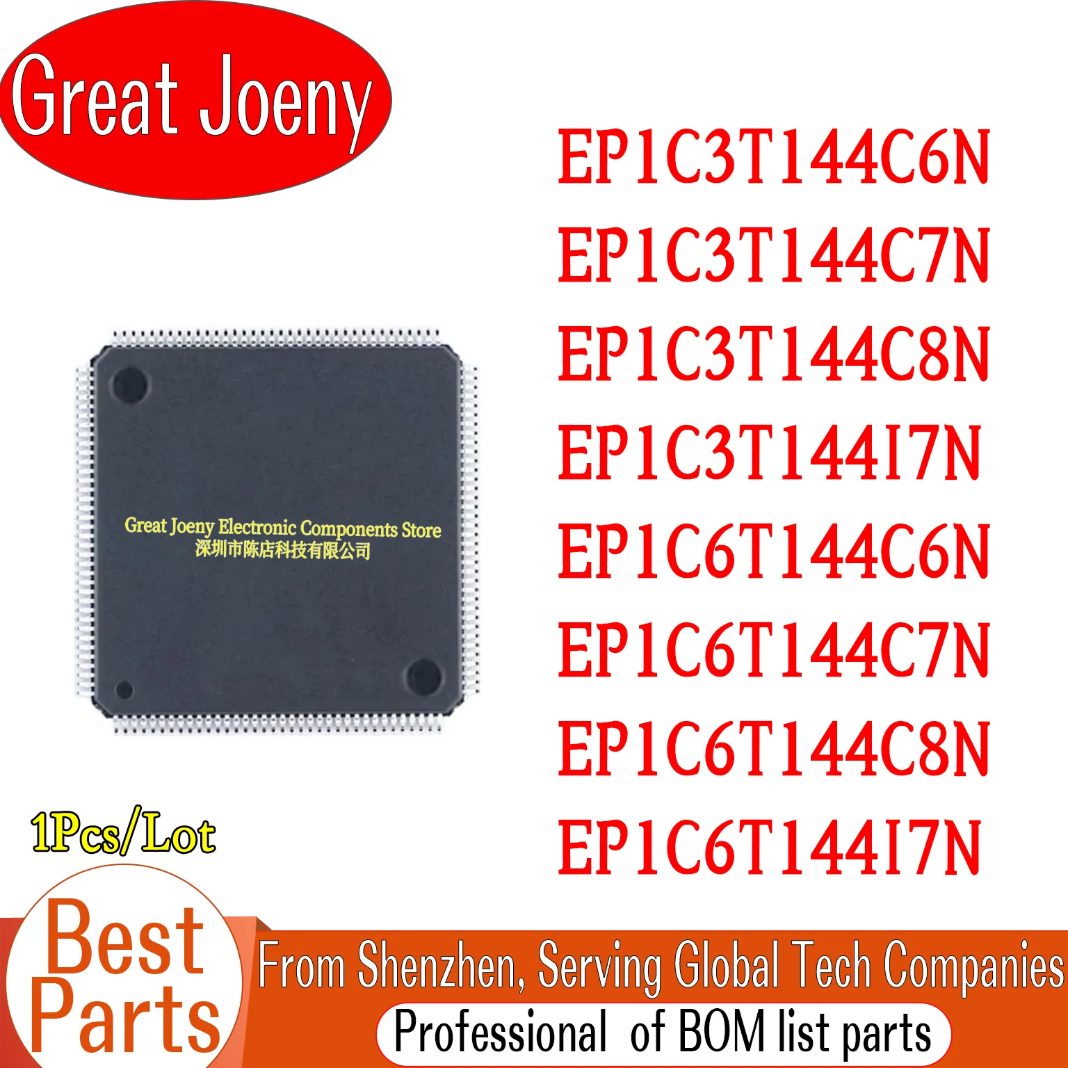 EP1C3T144C6N EP1C3T144C7N EP1C3T144C8N EP1C3T144I7N EP1C6T144C6N EP1C6T144C7N EP1C6T144C8N EP1C6T144I7N IC Chipset TQFP-144