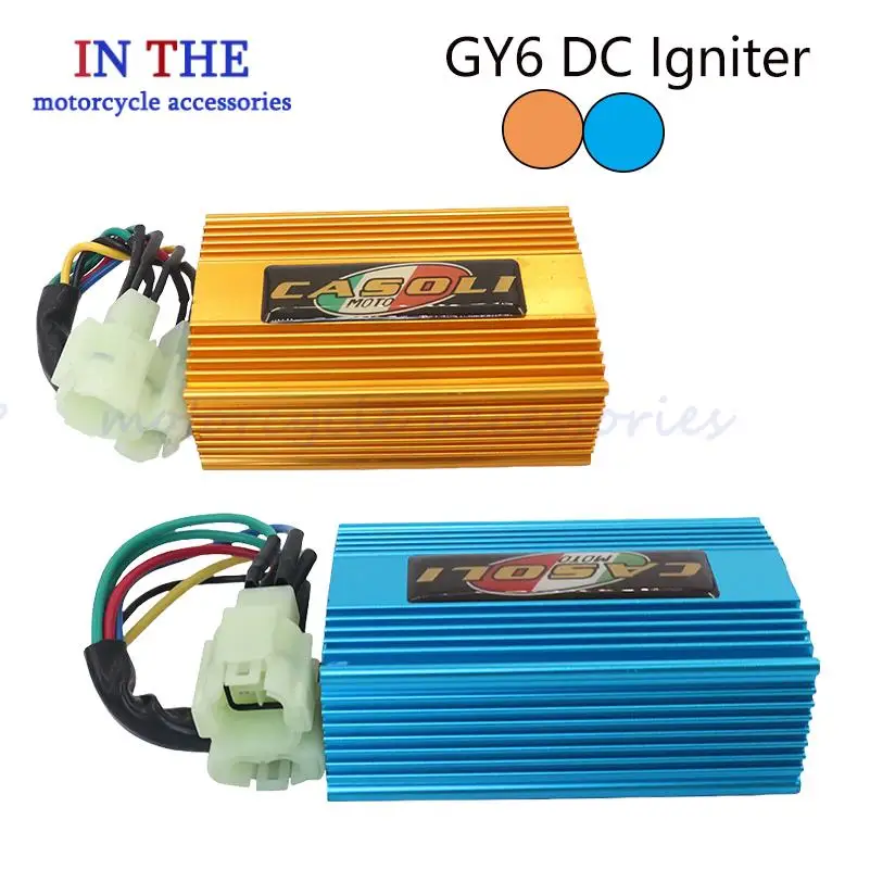 

Мотоциклетный 6-контактный гоночный CDI-блок зажигания AC/DC для CG125 CG150 CG200 CG250, квадроциклов, багги, питбайков, аксессуары для мотоциклов 12-250 куб. см.