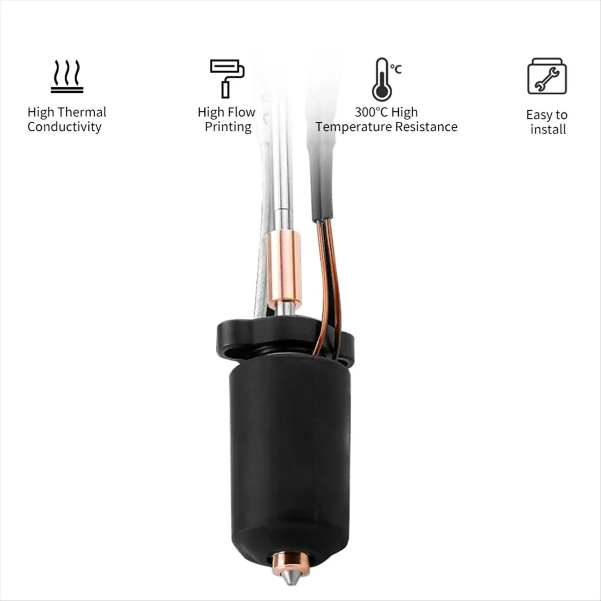 A003 For Hi Combo Upgraded Hotend Kit Hardened Steel Nozzle High Temperature and Fast Printing