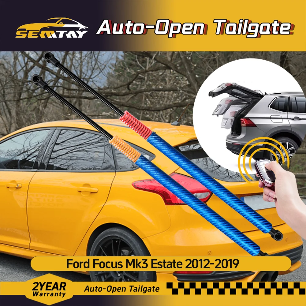 

SEMTAY Automatic Lifting Trunk Struts with Spring for Ford Focus Mk3 Estate 2012-2019 Rear Tailgate Boot Lift Supports