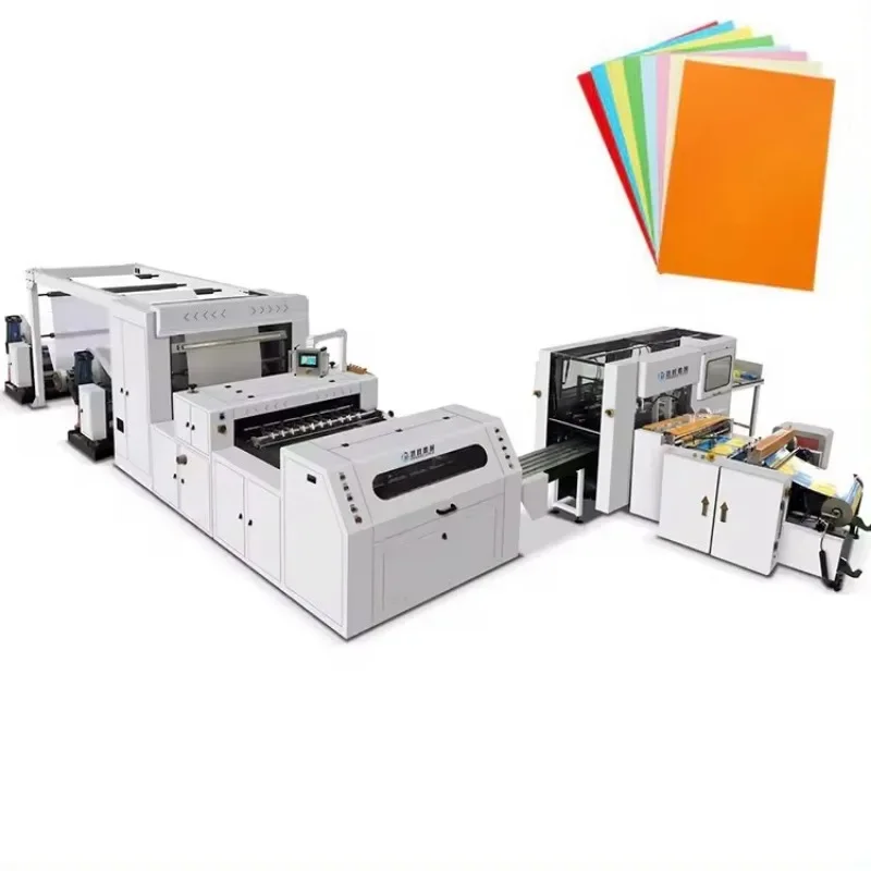 A4 Paper Cutting and Packing Machine Roll To Sheet A4 Paper Cutting Machine Full Automatic A4 Copy Paper Reams Factory Price