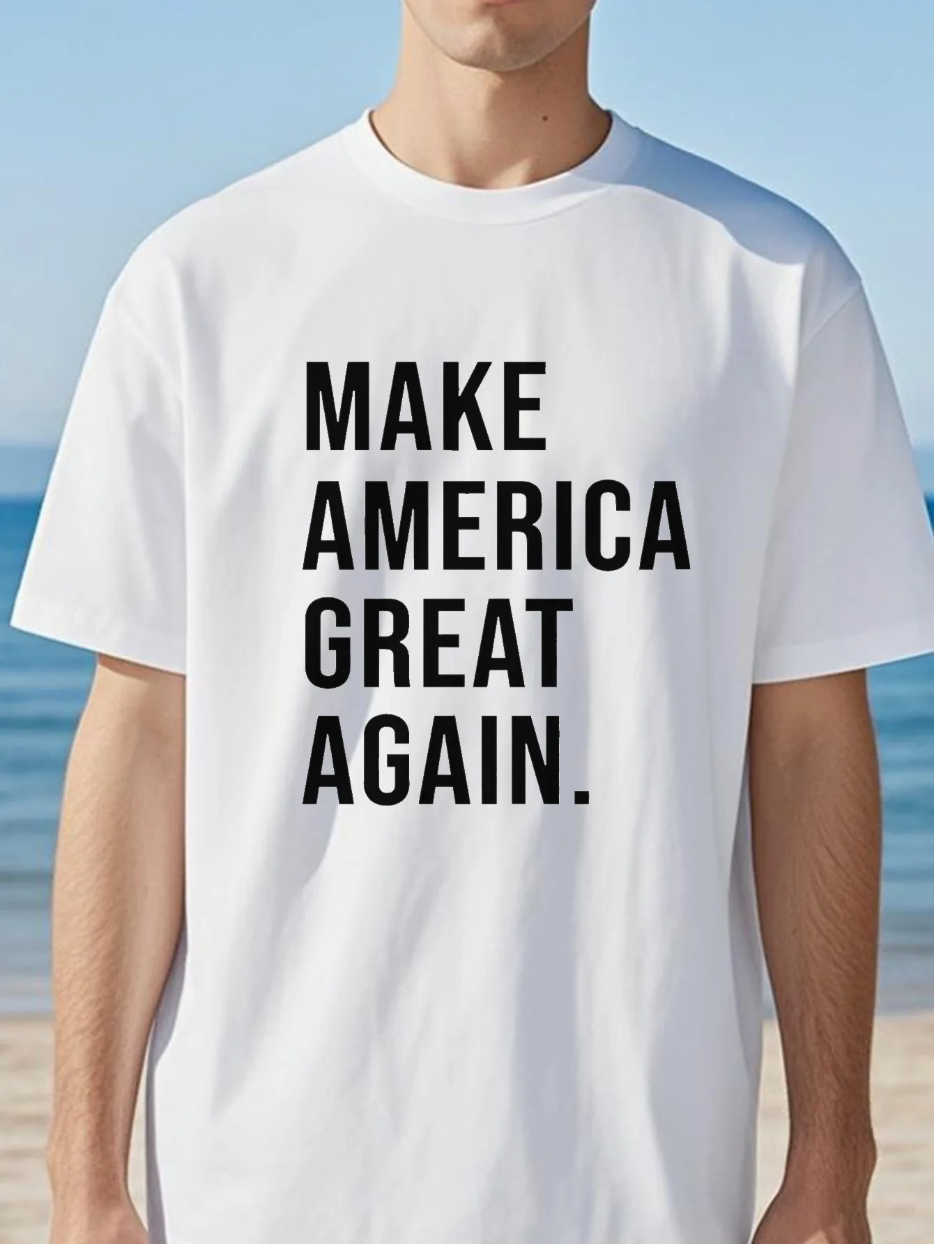 

Make America Great Again Print T-Shirt fashion Streetwear Casual Short sleeved Tops Summer Tees Men Women O-neck tees