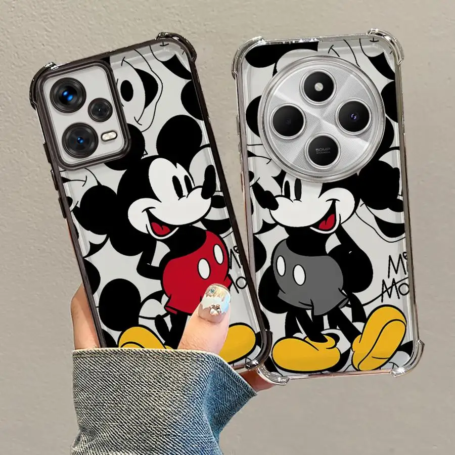 Case for Xiaomi Redmi 14C A3 K80 Pro 13C A3X A5 K80 5G Soft Phone Cover Disney Mickey Minnie