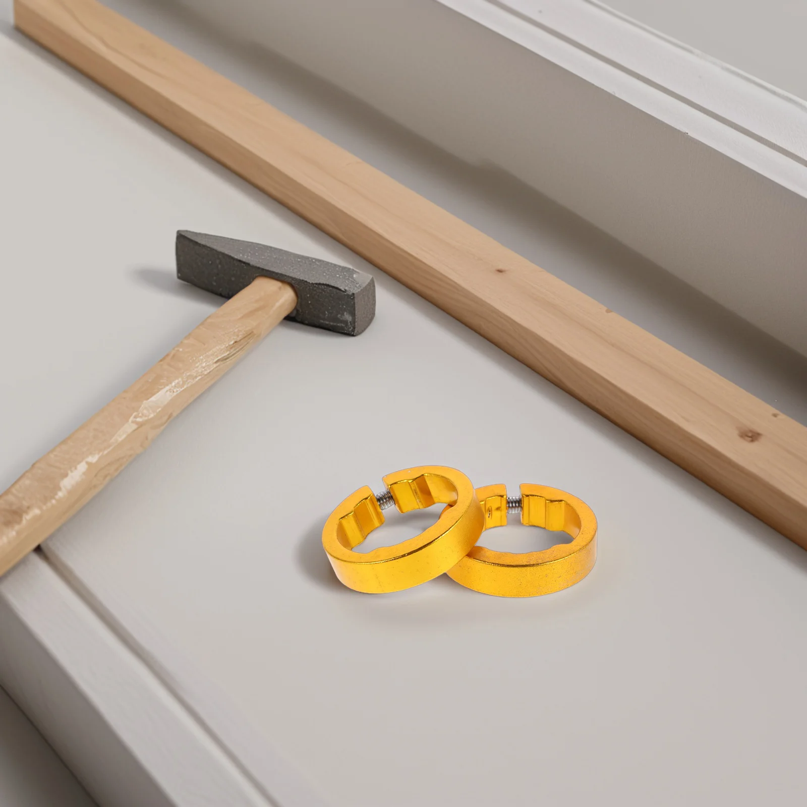 

2Pcs Aluminum Grip Rings for Bike Handlebars Prevent Loosening 8mm Thick Suitable for Road and Mountain Bicycles