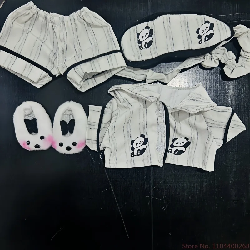 38cm para ropa Zimomo pijamas de Panda lindo estilo Casual general el vendaje moderno y creativo accesorios Labubu sin muñeca