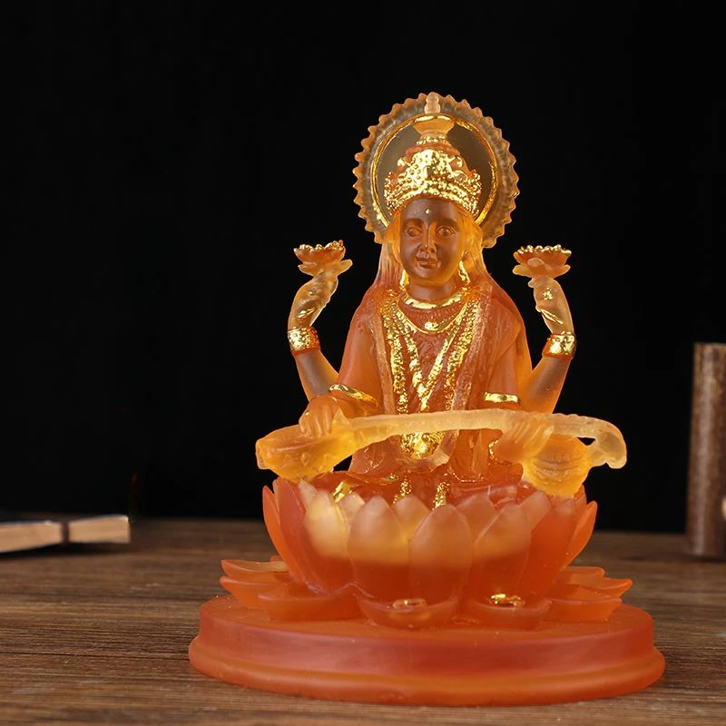 Feng Shui Auspicious Goddess Statue Saraswati Myriad Voices Hindu Figures Home Ornaments