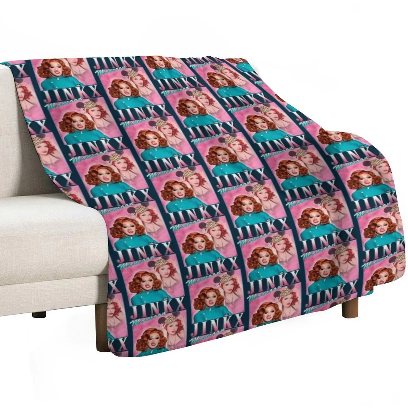Jinkx Monsoon vintage design merch Throw Blanket Cute Plaid Luxury Designer Picnic Vintage Decorative Sofa Travel Blankets