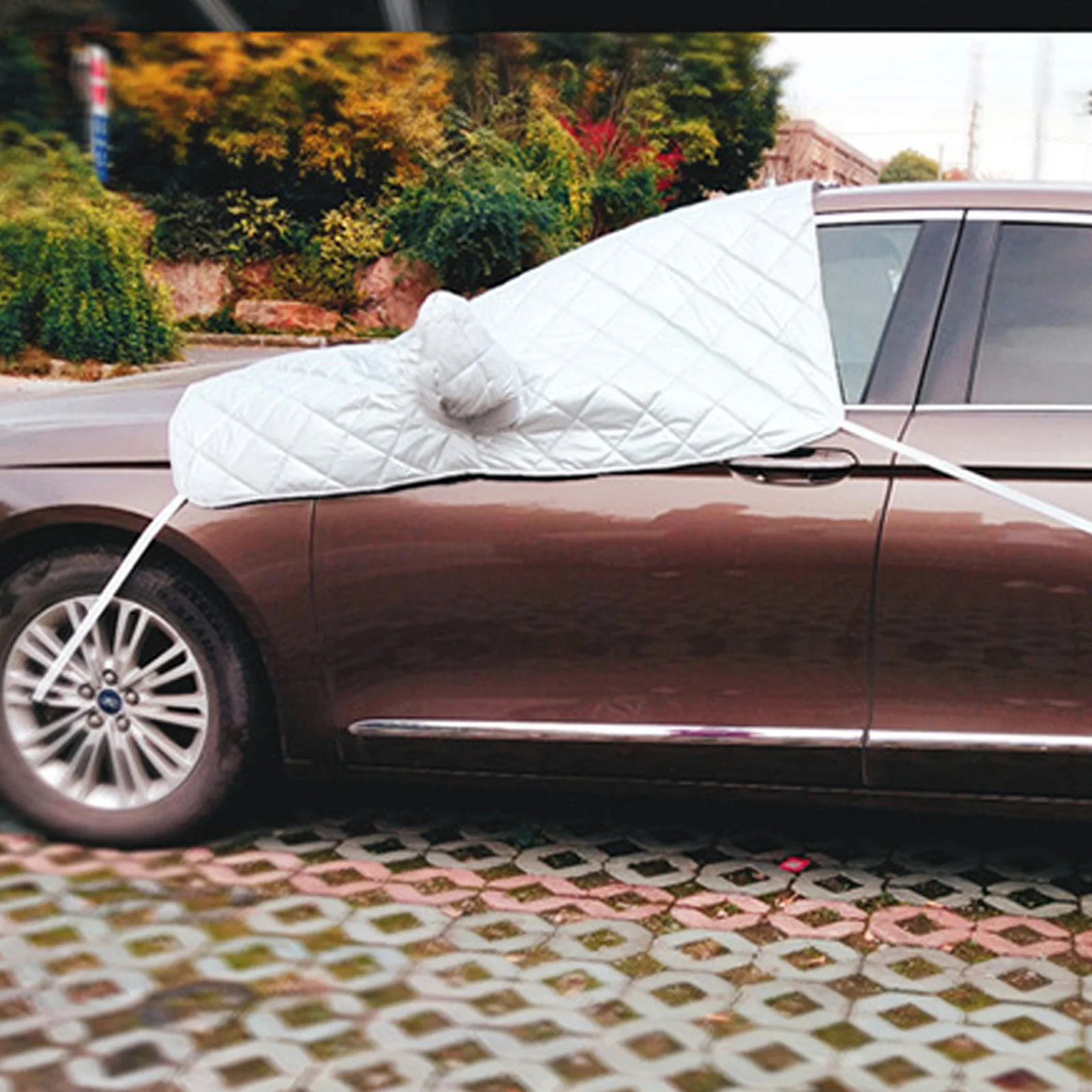 

Windshield Snow Cover Thickened For Car Front Window Auto Ice Protector Frost Defense Tool Vehicle Windshield Cover Car