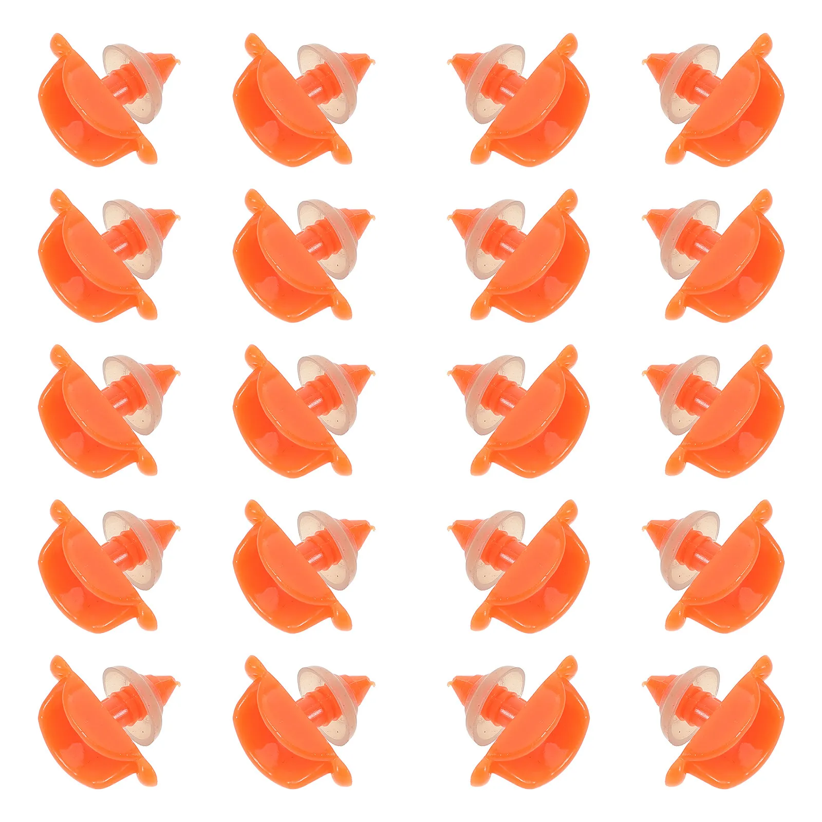 

50 шт. пластиковых вставок в форме утиного рта для рукоделия, с резьбой, для декора края, мини-декорации