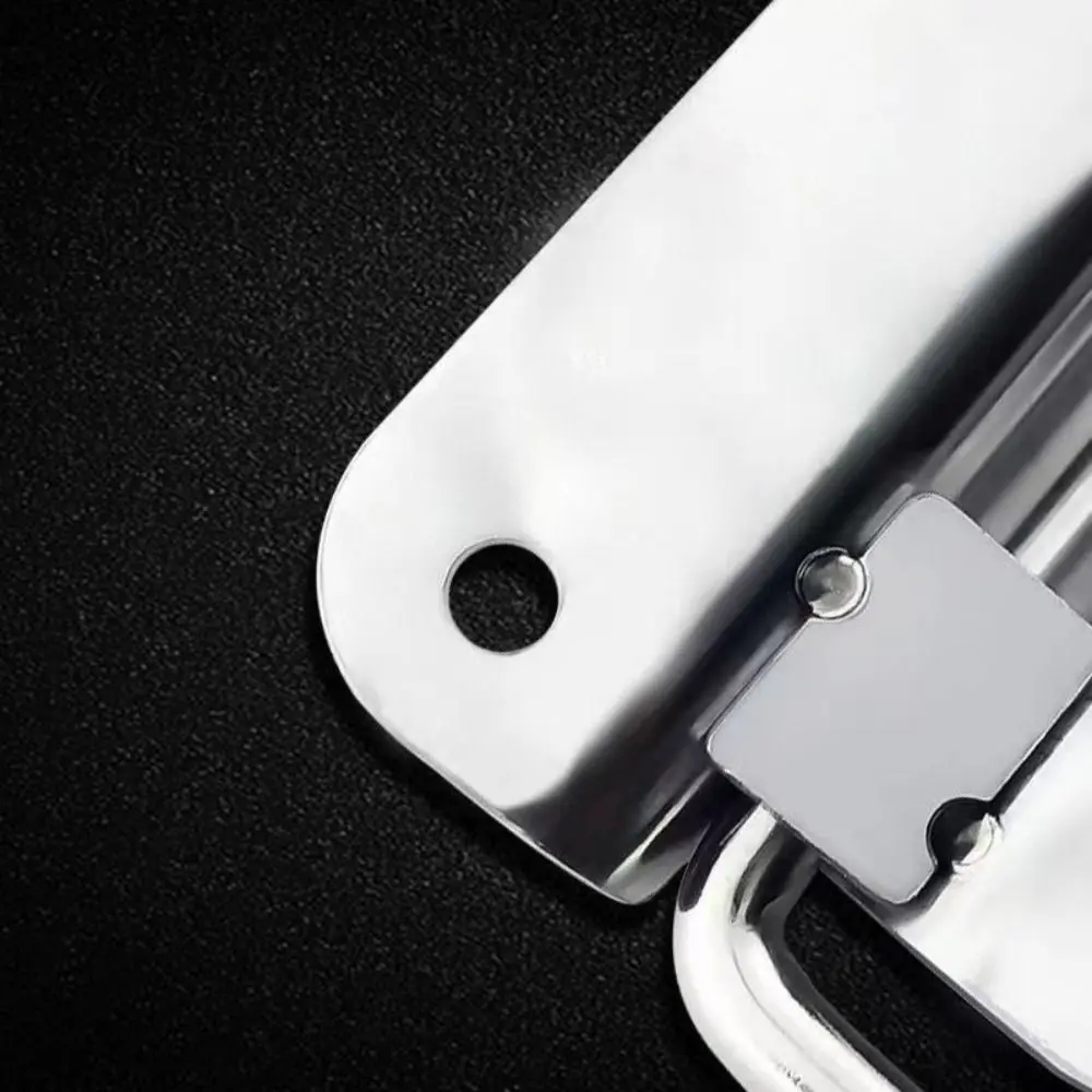Stainless Steel Handle Cabinet Drawer Handle Silver Furniture Accessories Simple Door Handle Household Folding Wooden Box Handle