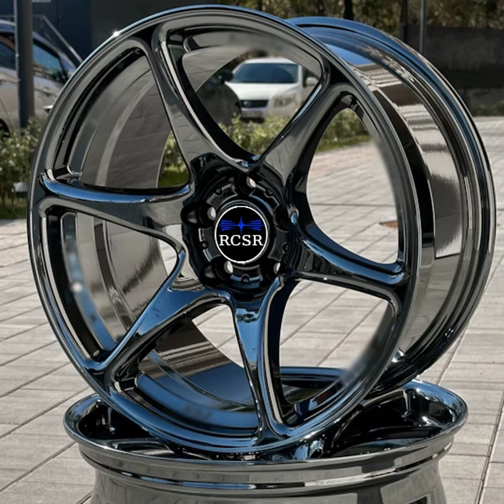 

6 Spoke Passenger Car Wheels Tandem Wheels RIms 18 19 Inch Car 5x114.3 Forged Gunmetal Wheels