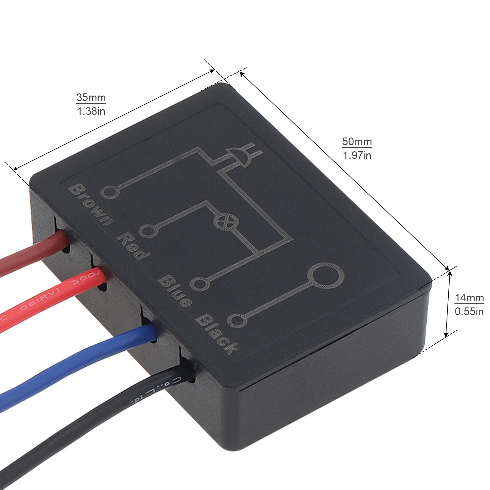 15-80W lampa biurkowa lampa dotykowa 3-kierunkowy przełącznik czujnikowy ściemniacz do żarówek AC 220V 1A, przełącznik czujnikowy