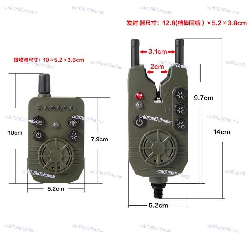 Wireless Fishing Electronic Alarm JY-88 European Carp Fishing Library Fishing Alarm Beeping