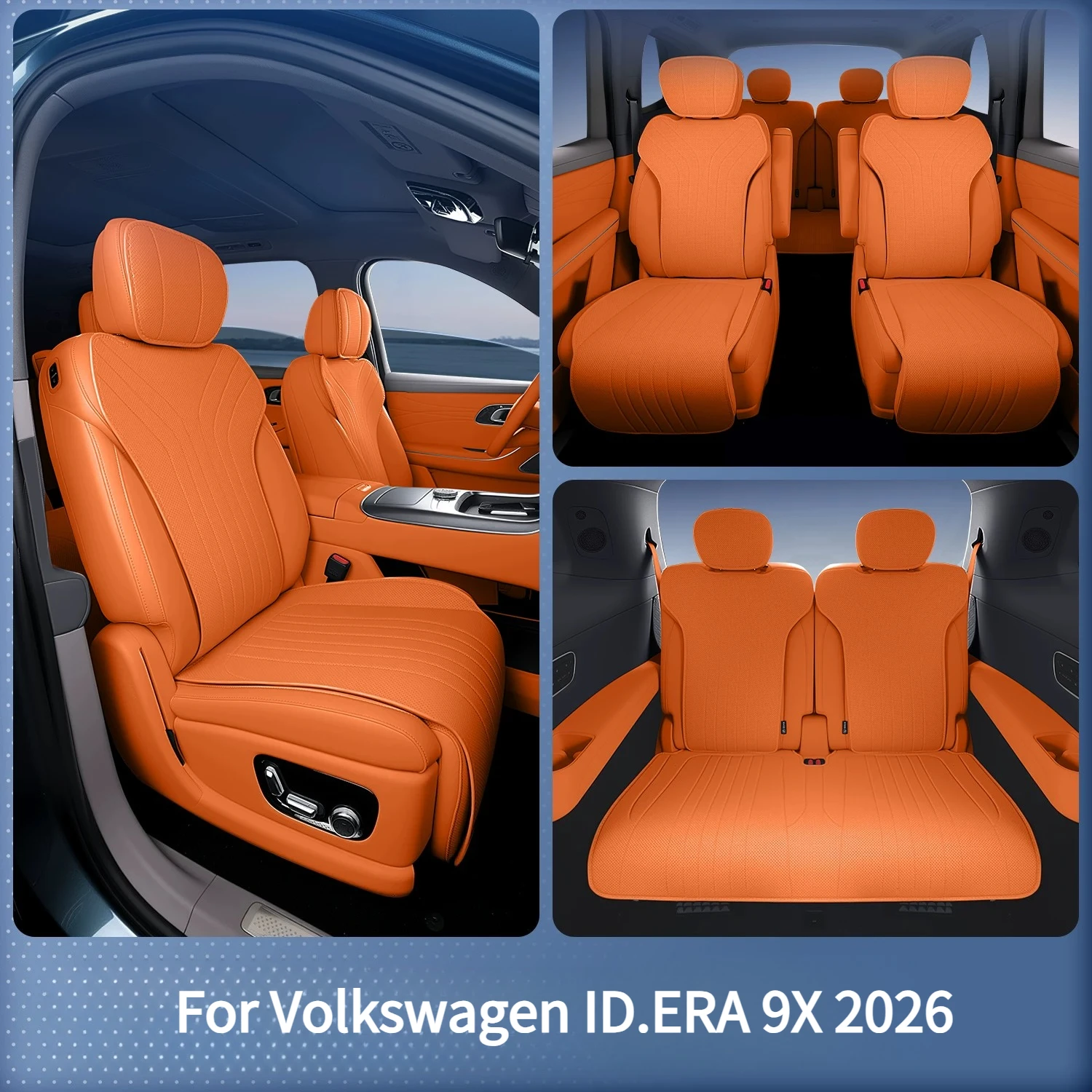 Seat Cushion For Volkswagen ID.ERA 9X 2026 All-Season Universal Seat Cover Comfortable and Breathable Interior Accessory