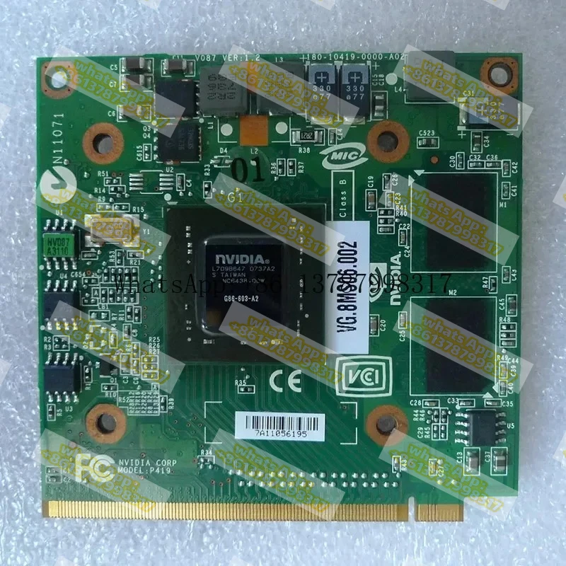 For 8400MG 8400MGS DDR2 128MB Graphics Video Card for Acer Aspire 5920G 5520 5520G 4520 7520G 7520 7720G