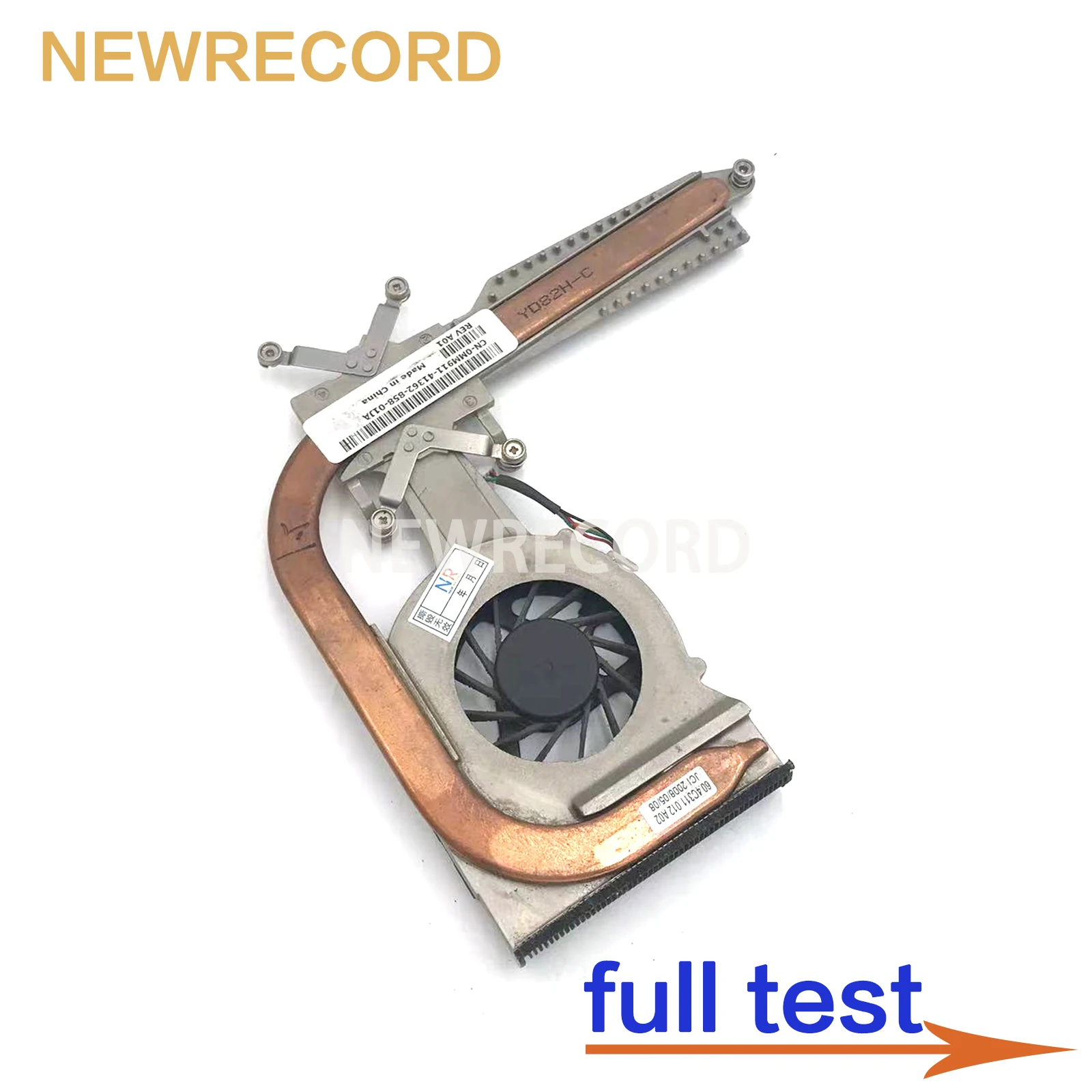 

0MM911 For Dell CPU Fan Heatsink XPS M1330 F6M3-CCW 60.4C311.002 HR538 0.3A 5V 4pin