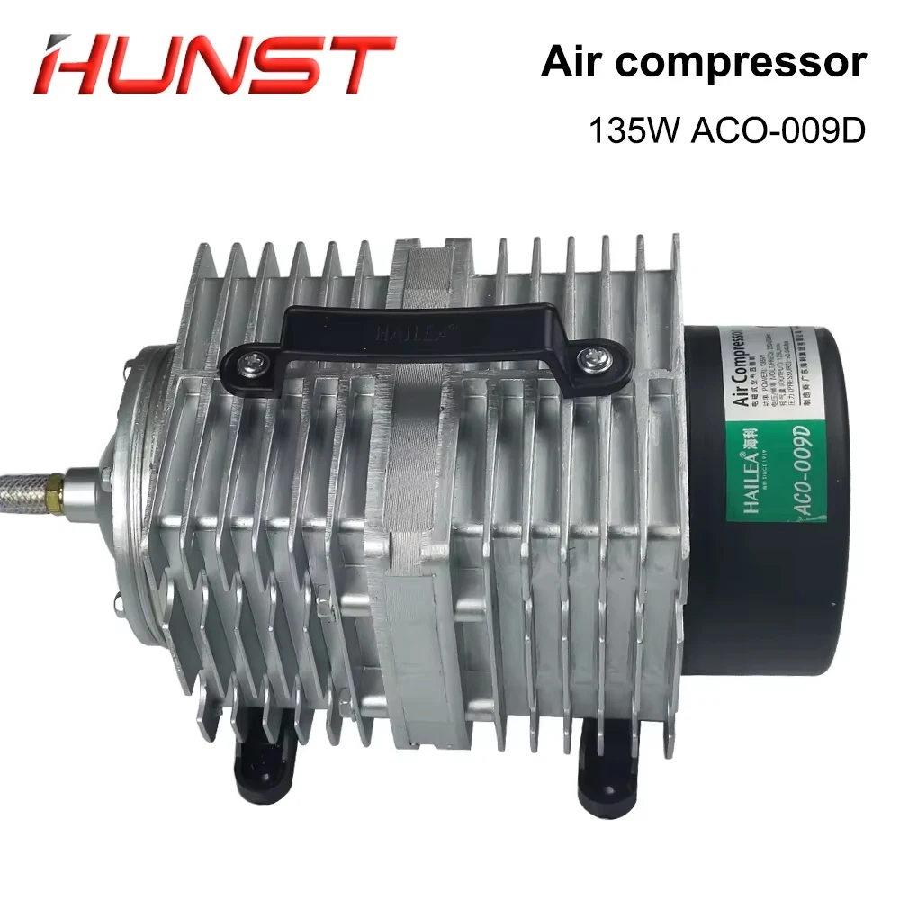 Hunst 135W Air Compressor Electrical Magnetic Air Pump 110V/220V ACO-009D, for CO2 Laser Engraving Cutting Machine view 4