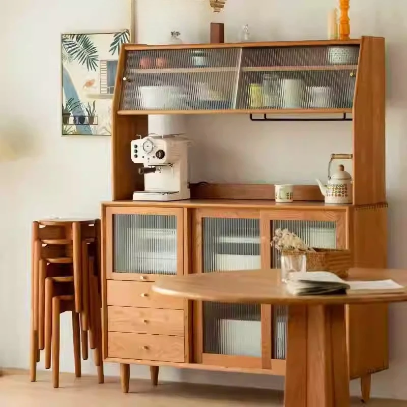 

Side Cabinet Cherry Wood Locker Japanese Restaurant Cupboard Modern Simple