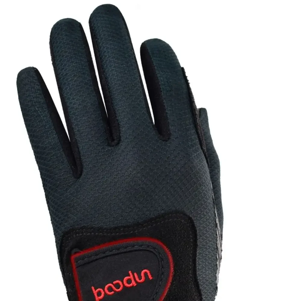 Guantes de equitación de gamuza antideslizantes, ligeros, transpirables y cómodos para deportes al aire libre y golf