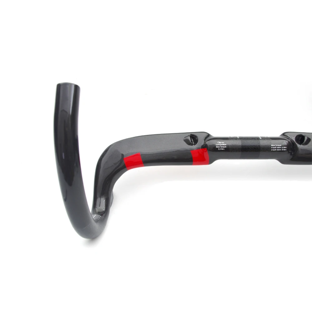 For top brand 3T UD Carbon Road Handlebar Matt/Gloss Black Top Carbon Fiber Road Handlebar 31.8*400/420/440mm