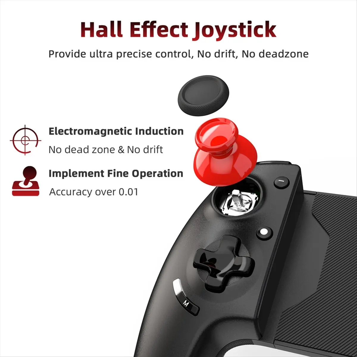 

Gamwing for Switch One-Piece Joycon NS2 Game Controller Game Pad Joystick 6 Gyro Sensor Hall Effect Joystick