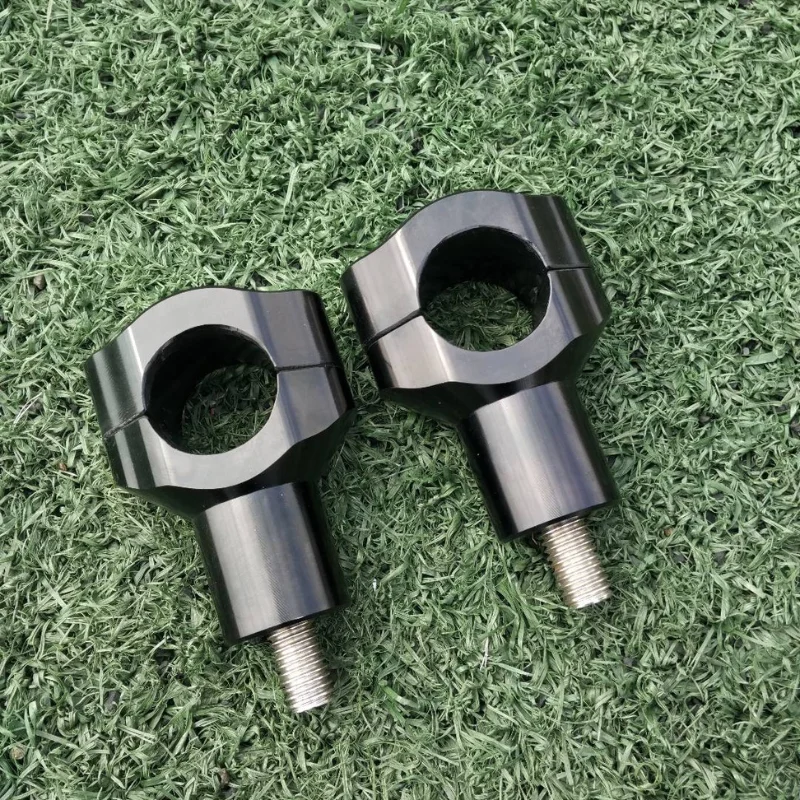 control aluminum precision machining motorcycle handle rod clamp riser