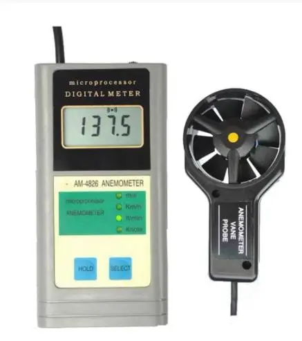 

LANDTEK New AM-4826 Digital Anemometer Wind TesterSensor and Display AM4826