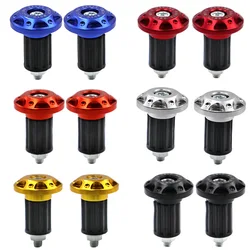 22mm Motorcycle Handle Bar Ends Grips Moto CNC Metal Handlebar Counterweight Plug Slider Motor Bike Grips Dirt Bike Accessories