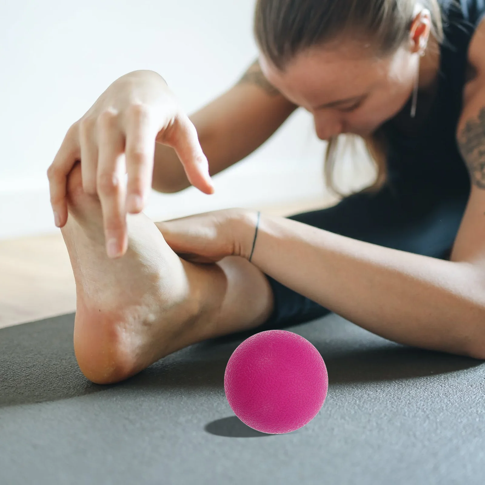 

2Pcs High-Quality Yoga Massage Balls Thickened Elastic Pilates Fitness Balls for Muscle Massage Balance Stability Trainer