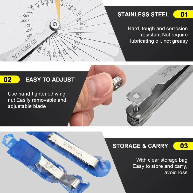 Herramientas de ajuste de motor de motocicleta para válvula de calibre de espesores, llave de ajuste de tornillo, herramienta de liberación de válvula