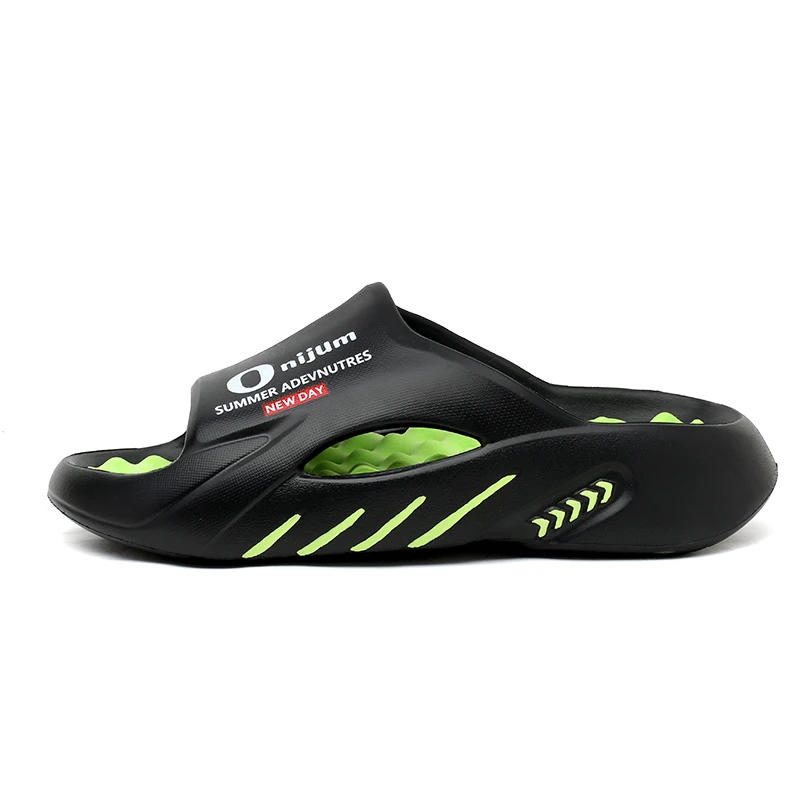 여름 남성 마사지 슬리퍼 슬라이드 실내 실외 샌들 비치 캐주얼 신발 편안한 단독 남성 슬리... - 1