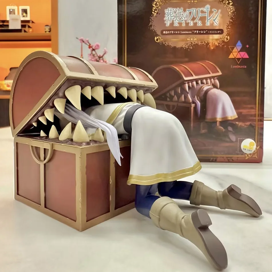 Figura de Anime Luminasta Frieren: Beyond Journey's End, Caza del Tesoro, Frieren, Modelo Kawaii, Muñeca Coleccionable, Juguete para Niños