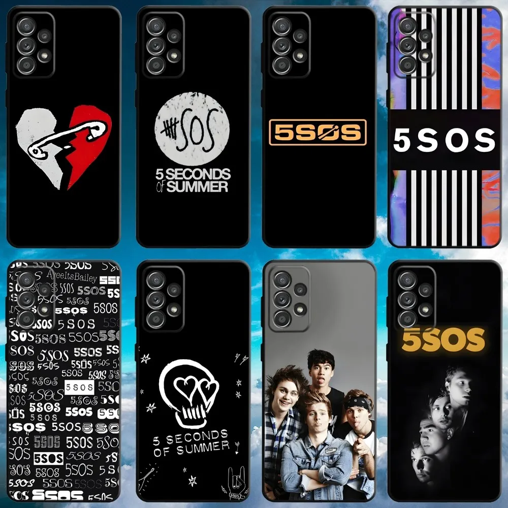 S-Seconds of S-Summers  Phone Case For Samsung S21,S22 Ultra,S20,S30 plus,S22 plus,S23,S30 ultra 5G Soft Black Cover