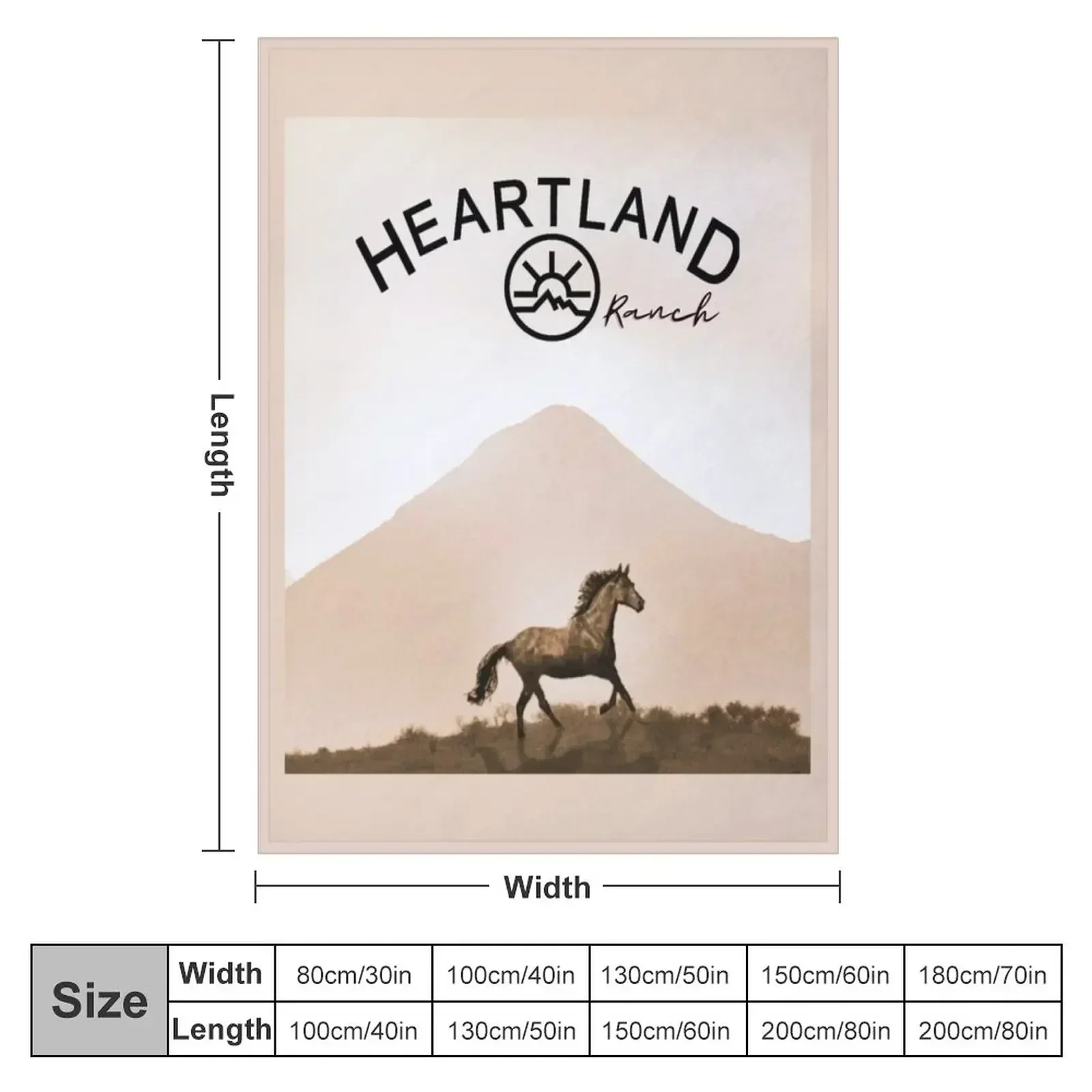 Heartland Ranch , Heartland Horse Throw Blanket Comforter Decorative Beds Stuffeds Moving for winter Softest Blankets