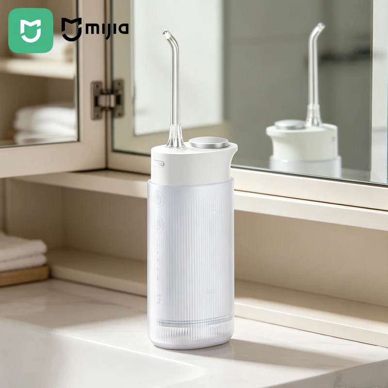 2024-new-mijia-electric-oral-irrigator-f400-portable-water-flosser-200ml-4-mode-teeth-pick-whitening-cleaner-waterpulse