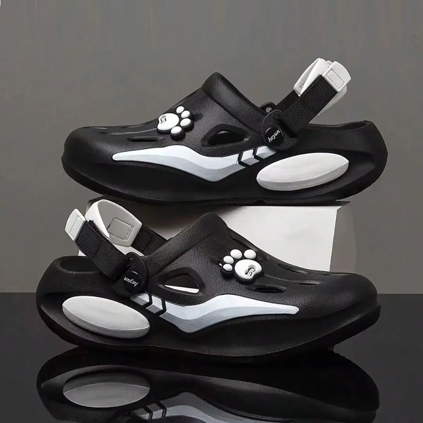 

Men's Casual Comfortable Clogs For Summer, Breathable Non-slip Clogs For Indoor Outdoor Beach