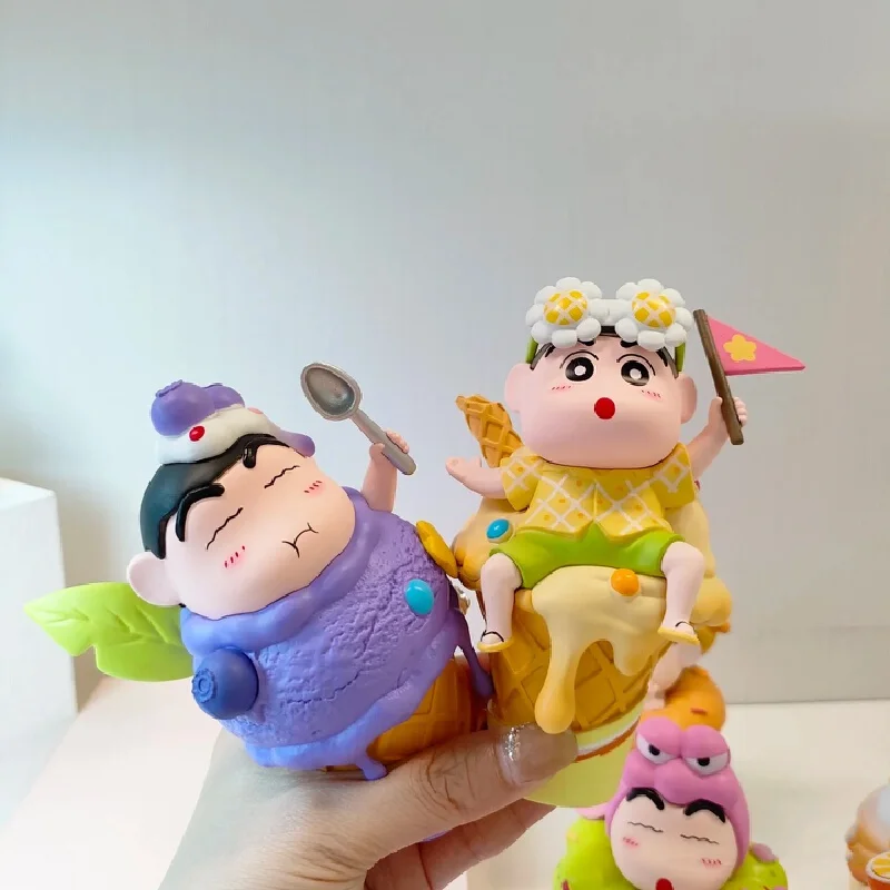 Xiaoxin Eiscreme-Serie Blindbox Tasche Blaubeere Orange süße Figur Desktop-Dekoration Geburtstagsgeschenk