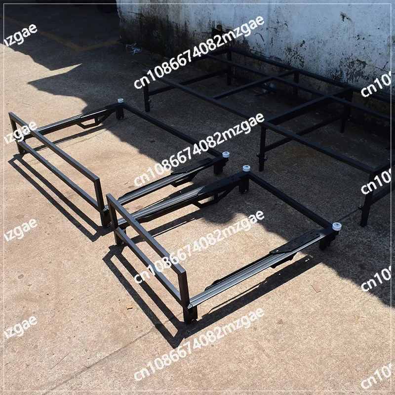 Double Pull Pull Bed Frame Multi-functional Simple Sofa Frame Folding Sofa Bed Iron Frame