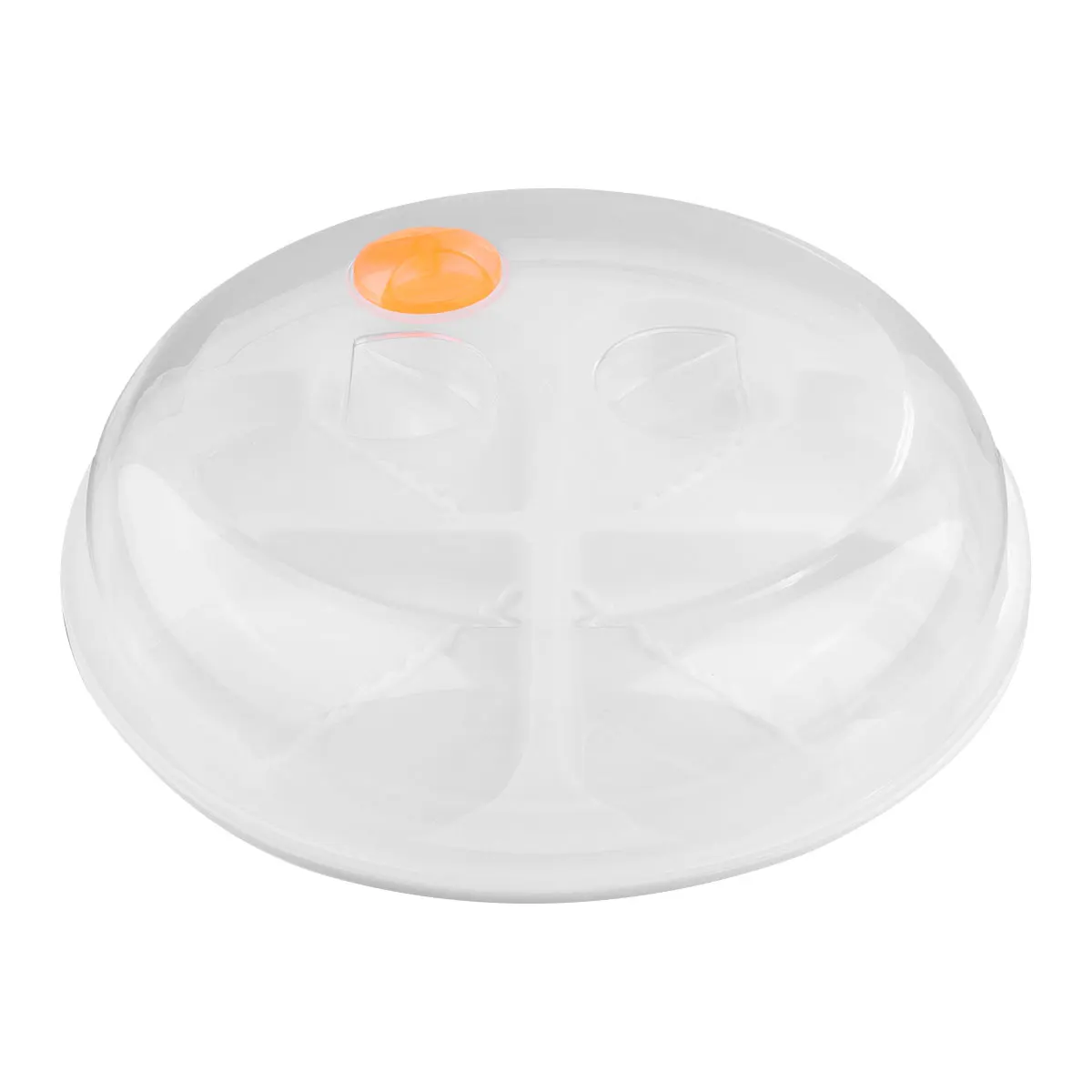 

2pcs Heart-shaped Steamer Tray Microwave Safe Kitchen Accessories Poached Egg Maker Plastic White Color Egg Cooking