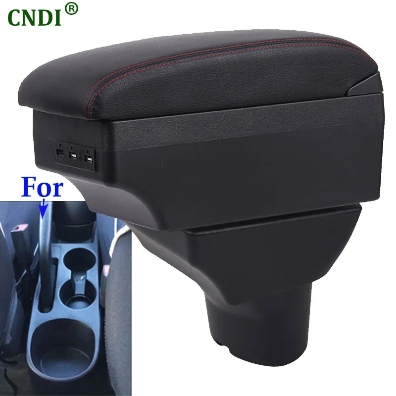 For Hyundai I20 Armrest Box Storage box Car Accessories Interior Parts details special Retrofit parts Center Simple installation