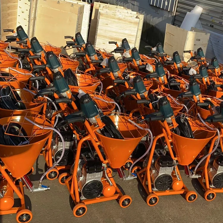 Cheap Putty Concrete Mixer Mortar Plastering Spray Pump Machine