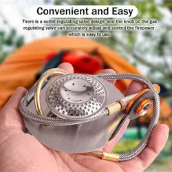 Outdoor Camping Gas Stove 3200W Stainless Steel Alpine Burner Furnace Portable Cooking Accessories for BL100-Q1 CW-C05 CW-C01