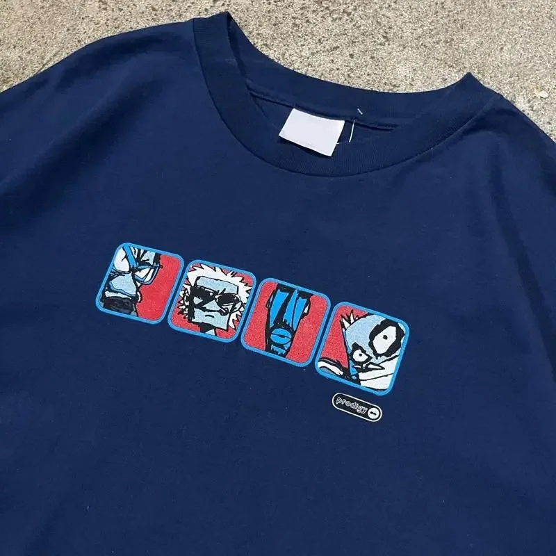 Reprinted 1997S The Prodigy T Shirt Navy Color Unisex Te6608