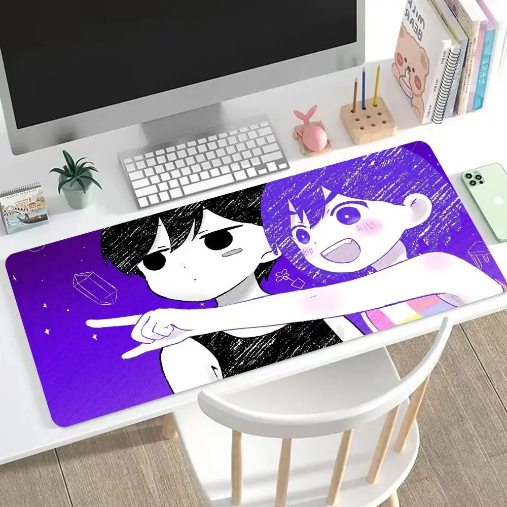 Omori Mouse Pad Large Mouse Pad & Computer Game Mouse Mat (35.4x15.7IN/31.5X15.7IN Map) (90 x40/80x40cm Map)