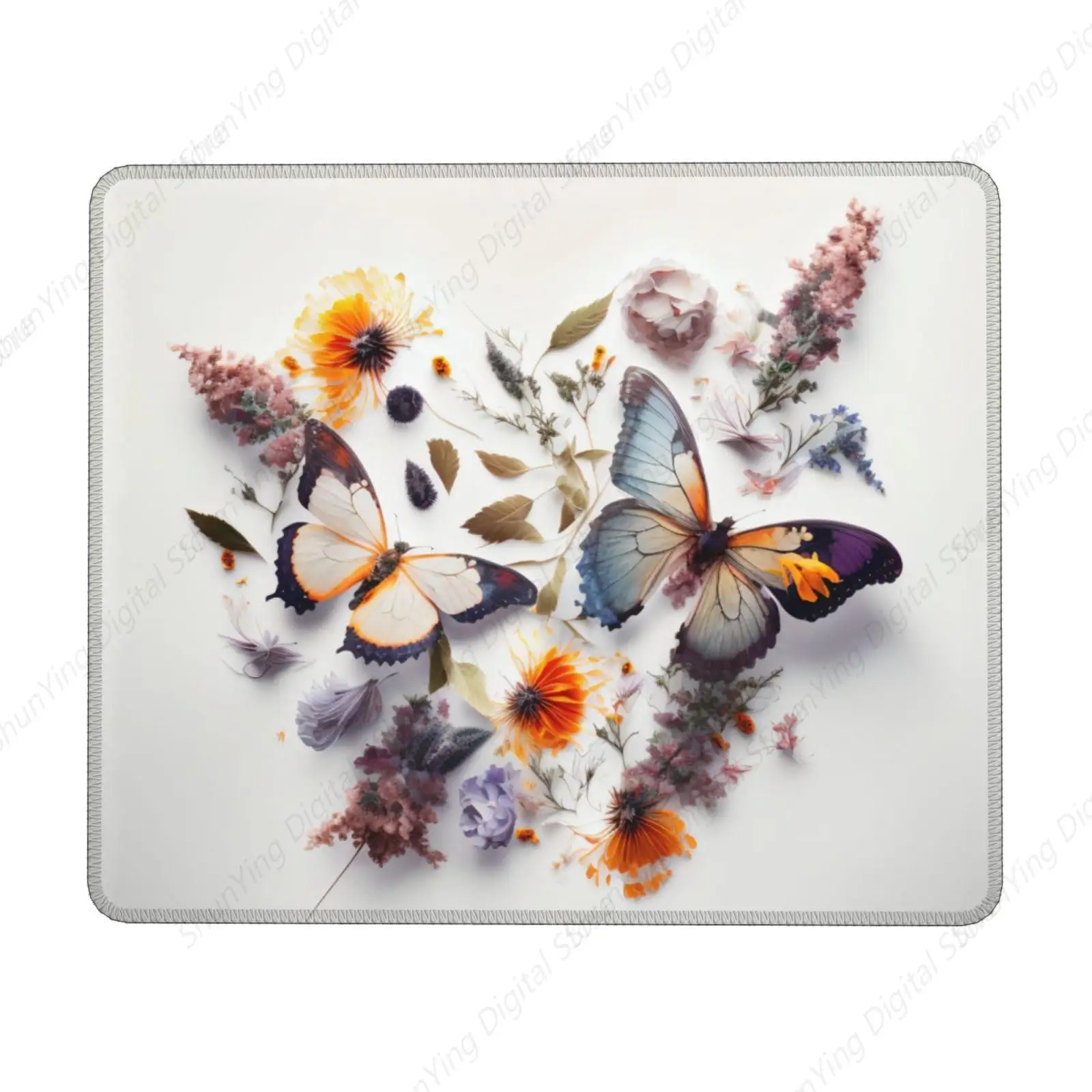 

Butterfly Mouse Pad Anti Slip Rubber Seat Gaming Mouse Pad Suitable For Office Mouse Pads On Computers And Laptops 18*22cm